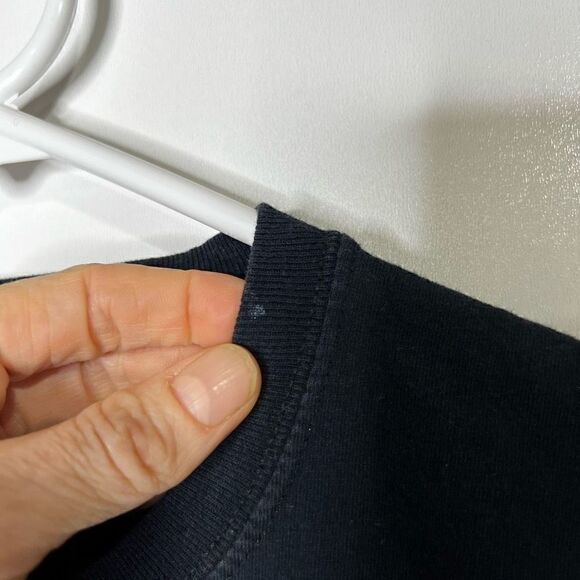 Poetic Justice Women’s Black Tupac Graphic Short Sleeve Tee Shirt Size Medium - Picture 5 of 7